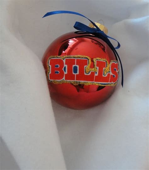 NFL Buffalo Bills 4" Christmas Ornaments! Handmade | Christmas ...