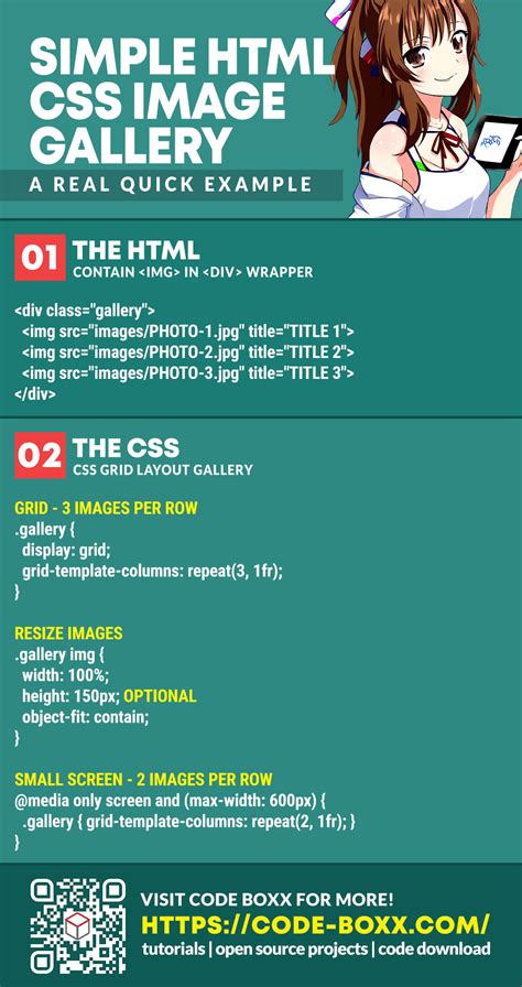 Very Simple Responsive Image Gallery (HTML CSS) | Html css, Learn web development, Css tutorial