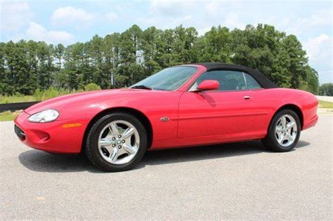 Buy used 1999 JAGUAR XK8 CONVERTIBLE 1 OWNER LOW MILES BRIGHT RED ...