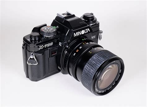 Vintage Minolta X-700 35mm SLR Film Camera w/ Minolta MD Zoom 28-70mm Lens & UV Filter - Fully ...