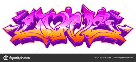 Love Word Readable Graffiti Style Vibrant Customizable Colors Isolated White Stock Vector Image ...