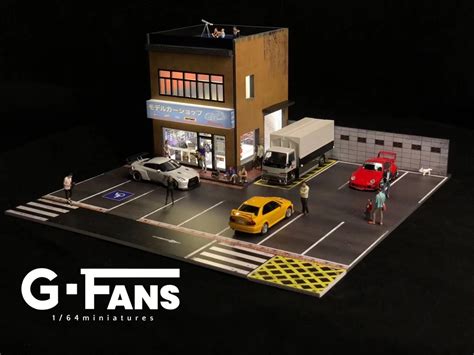 1:64 Garage Diorama With LED (JDM Theme) | ubicaciondepersonas.cdmx.gob.mx