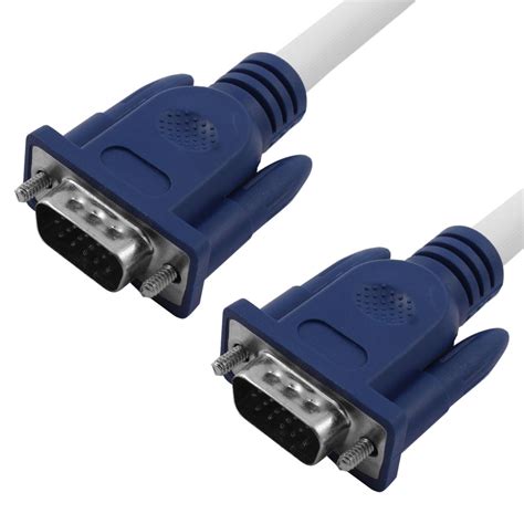 PC Computer Monitor VGA Male to Male Extension Cable Blue White 10Ft Long | Walmart Canada