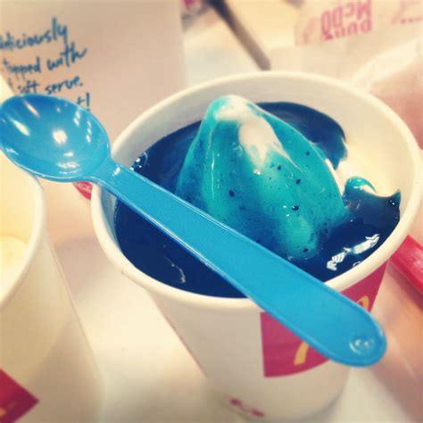 McDonald's Blueberry Sundae Love Blue, Sundae, Blueberry, Ice Cream ...