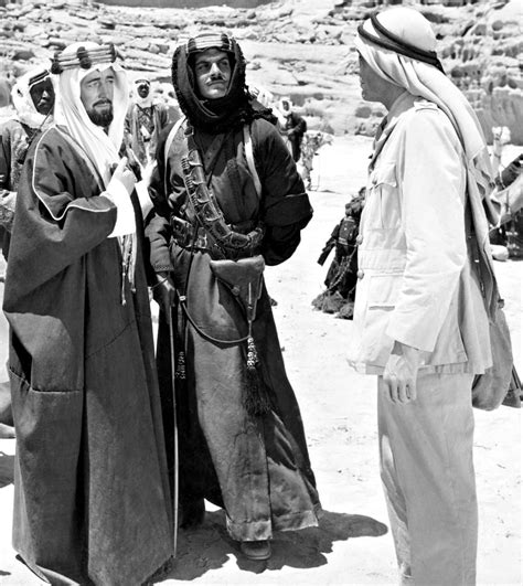 Prince Faisal (Alec Guinness) ,Sherif Ali (Omar Sharif) and Lieutenant T.E. Lawrence (Peter O ...