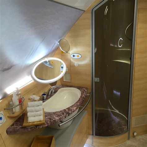 Emirates Airbus A380 First Class Shower