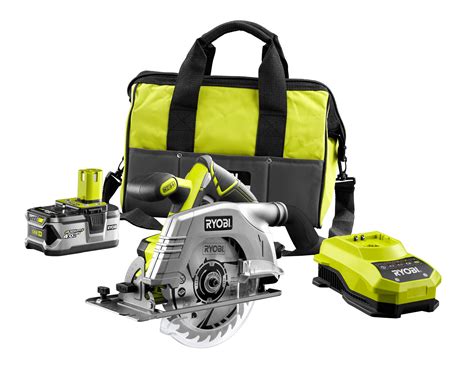 Ryobi One+ 18V 165mm Cordless Circular Saw R18CS-L40S | Departments | DIY at B&Q