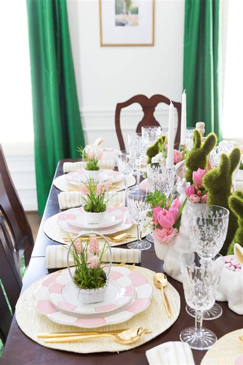 Easter Table Decorations & Place Setting Ideas! | Pizzazzerie