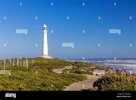 Slangkop Lighthouse in Kommetjie near Cape Town, South Africa Stock ...