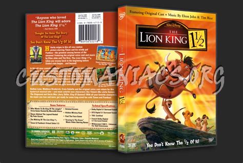 The Lion King 1 1/2 dvd cover - DVD Covers & Labels by Customaniacs, id ...