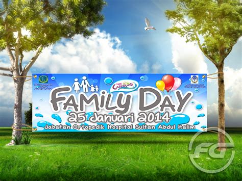 Contoh Banner Family Day Background - IMAGESEE