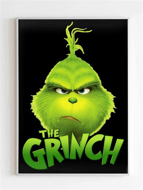 The Grinch Face Poster | Poster, Grinch, Face