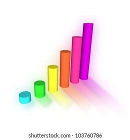 Bar Graph On White Background Stock Illustration 103760786 | Shutterstock