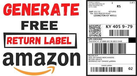 Amazon Printable Return Label