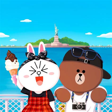 LINE FRIENDS (@_LINEFRIENDS) | Twitter | Line friends, Cute cartoon ...