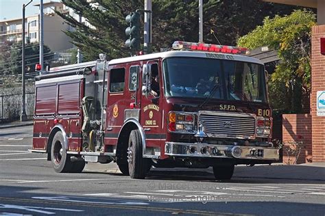 Fire Engines Photos - Engine 10 San Francisco Fire department.