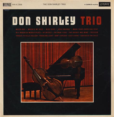 The Don Shirley Trio* - Don Shirley Trio (1960, Vinyl) | Discogs