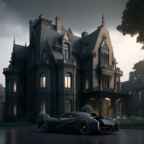 Bruce Wayne Mansion in 2023 | Dream house exterior, Gothic house ...