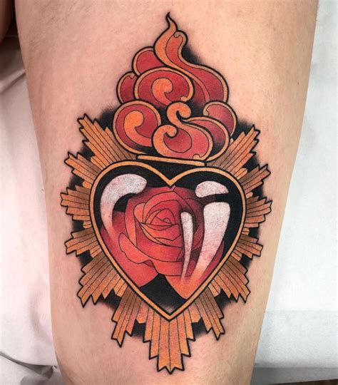 101 Amazing Sacred Heart Tattoo Ideas That Will Blow Your Mind! in 2020 ...