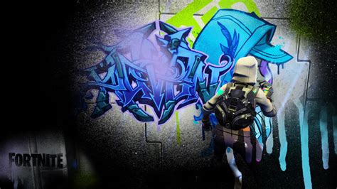 Graffiti Desktop Wallpaper : FortNiteBR