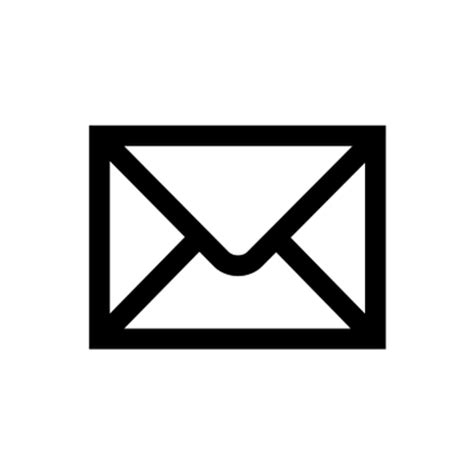 Email Icon Black Simple transparent PNG - StickPNG