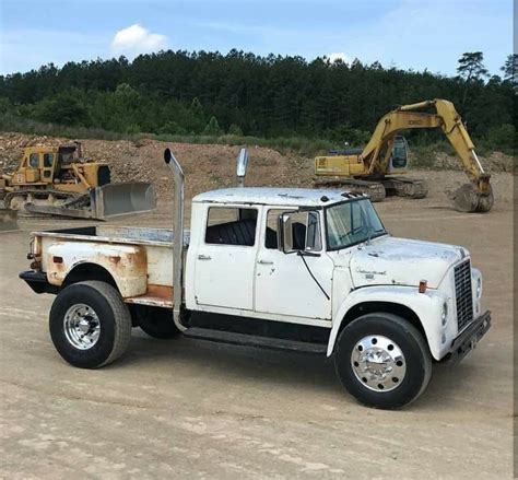 International Loadstar crew cab custom pickup truck conversion | Custom trucks, Ford pickup ...