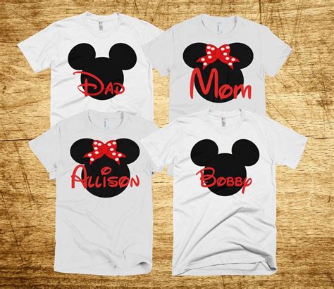 Custom Disney Family Shirts | Mickey mouse family shirts, Disney shirts for family, Disneyland ...