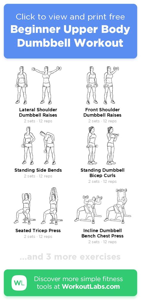 upper body dumbbell exercises for seniors pdf - It Will Be A Good ...