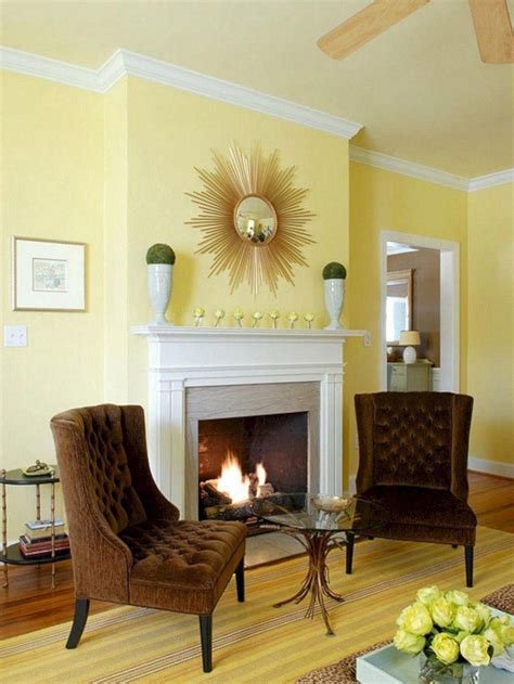 Using Yellow Paint Colors To Brighten Up Your Living Room - Paint Colors