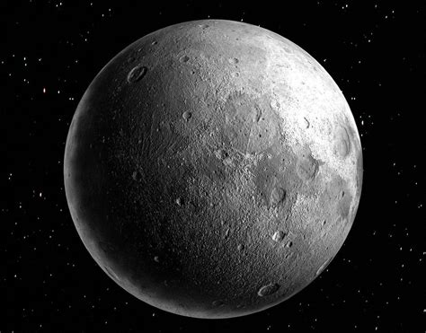 Moon 3d Model in space 3D model | CGTrader