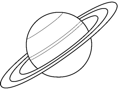 Coloring Pages for Kids: Planet Saturn Coloring Pages