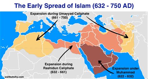 The Early Spread of Islam [900x483] : r/MapPorn