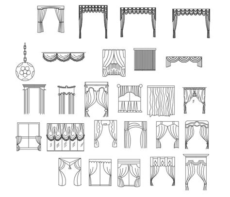 Curtain Cad Blocks Free Elevation Drawing Download Free Dwg Cadbull | Images and Photos finder