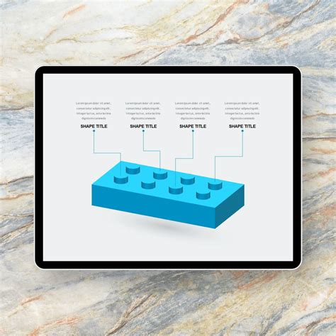 Lego Block Isometric PowerPoint Templates - PowerPoint Free