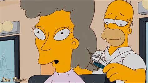 Homer became a hair stylist! - YouTube