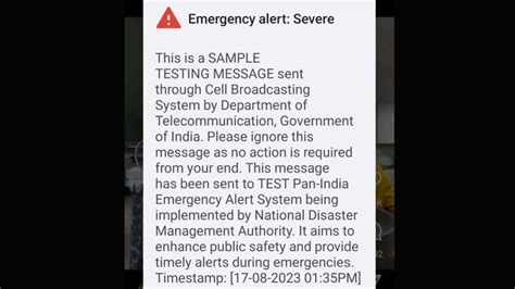 Received an emergency alert message today? Here's why