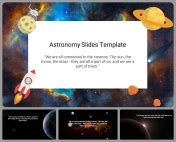 Galaxy Themed PowerPoint Templates and Google Slides