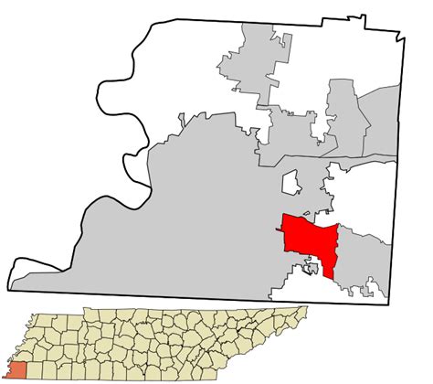 Image: Shelby County Tennessee incorporated and unincorporated areas ...