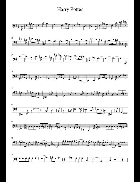 Harry Potter, Hogwarts Sound sheet music for Cello download free in PDF ...