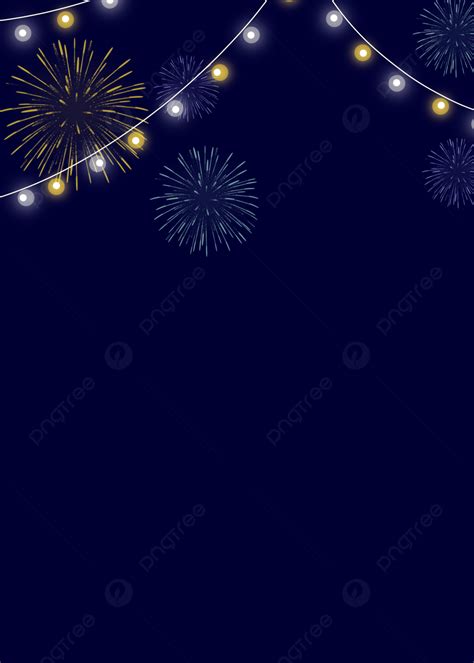 Blue Fireworks Wallpaper