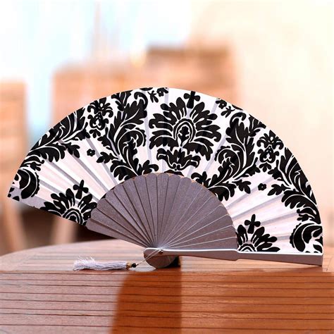 Silk hand fan, 'Elegant Royalty' | Hand fan, Storage pouch, Fan