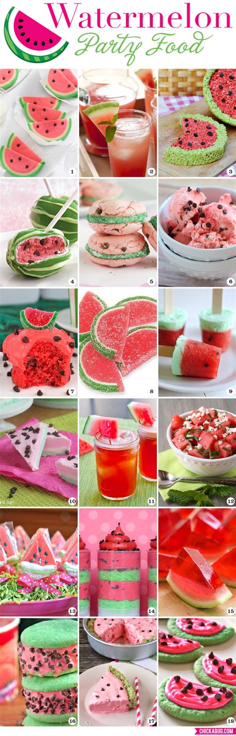 Watermelon party food - Chickabug