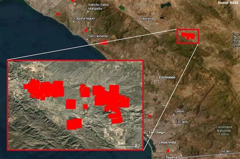 Highland Fire Map, Update as Thousands Flee California Inferno