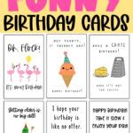 Funny Homemade Birthday Cards - 9 Free Printable Funny Birthday Cards