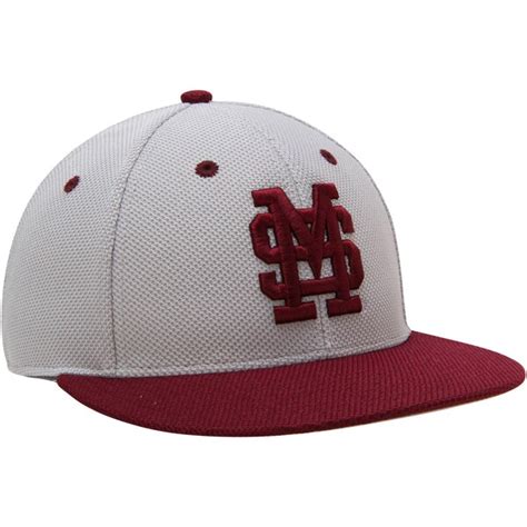 adidas Mississippi State Bulldogs On-Field Mesh Fitted Performance ...