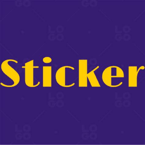 Sticker Logo Maker Logo Maker | LOGO.com