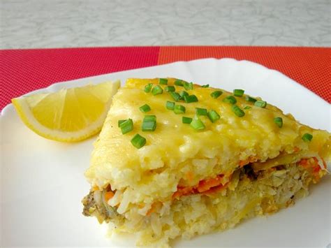 Rice Casserole with Fish and Vegetables