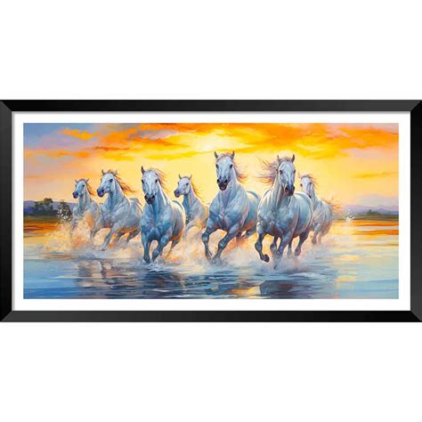 7 horses vastu painting