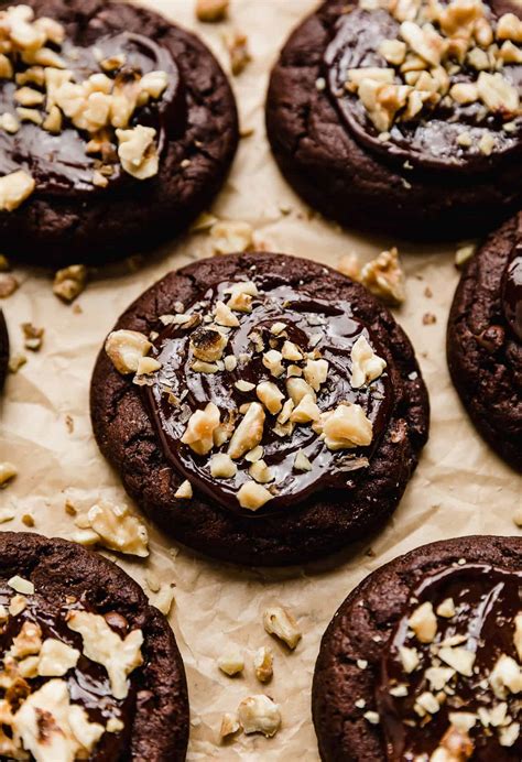 Walnut Brownie Cookies - Salt & Baker