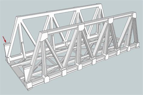 Free STL file HO Scale Warren Truss Bridge 7.5 Inches 🌉・3D printing ...